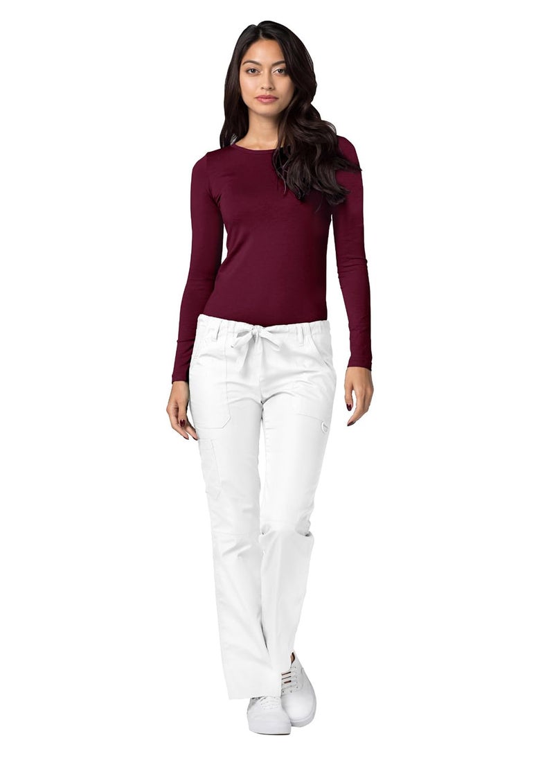 Adar Uniforms, Underscrubs for Women - Long Sleeve Underscrub Comfort Tee - 2900 - Burgundy - L - Image 4